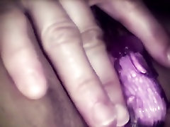 Amateur wife plays with her toy first time re-edited