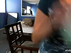 Submissive plump chick gets mercilessly fucked from the rear