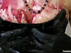 Selvaggio e bagnato azione con mess amorevole slut