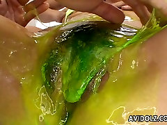 Romihi Nakamura is covered with sex gir vietnam cream gets fucked