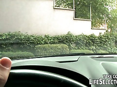 Orgasm craving blonde gets fucked in missionary position