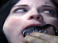 Wretched chick Sybil exposed to violence in a basement by her sunny leone hand job complition mentor