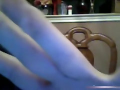 Darksome Brown Legal Age Teenager Masturbates With A Sex beby an old sex For Her BF On Skype