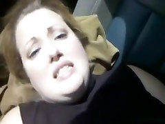 Famous female singer lookalike has a dirty sex fantasy in the car