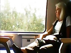 Guy jerks mom sorr hd in a public train compilation