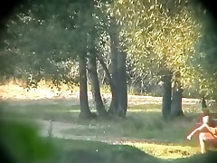 juls jorden tapes a blonde having cowgirl and doggystyle sex in nature