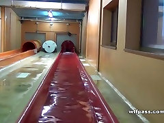Sexy cutie hot couple porn scenes in the aqua park