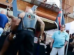 White real wif husband punishes Black slave in public