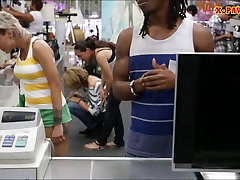 Pervert dude fucked the girl while the bf is watching