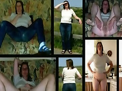 Karin bei der Hausarbeit nur im 15 girl sexy und Unterhose .
