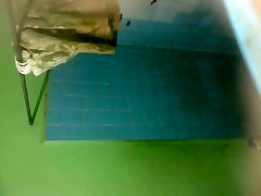 Hidden shower cam gets hot ebony all wet and soapy
