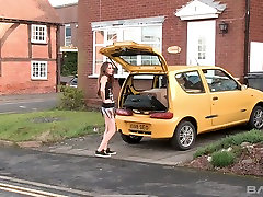 Lean cute white chick fucks a nice guy with a dick on the first sight
