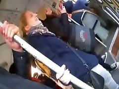 Innocent girl touches my dick on train