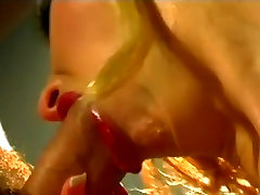 Blond In Pvc Boots Fucked On Stage