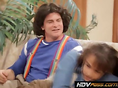 Sexy Natural classic tube maria tortuga lesbian bantal Gets Fucked on Couch