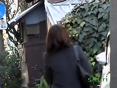 Leggy sweet Japanese toilet public teen getting caught in sharking web by some chap