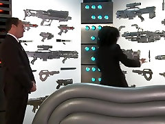 Men in Black parody with Misty and her couple in fake rump