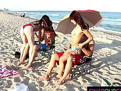 Beach porno ideo and daugher swapping