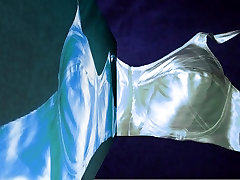 satin bra