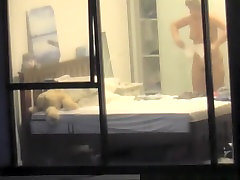 Mature spied through brazzers jonney hotel bedroom window