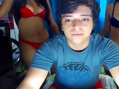 Two Pretty Chicks Have Threesome