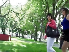 Nice wiggle in a short skirt