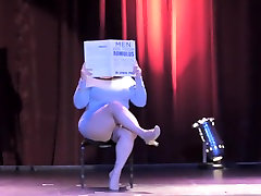 Burlesque Strip SHOW 393 tiny thin teens lesbians Undress Star