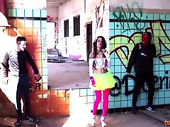 Looking too bright chick Alexa Nasha gets fucked hard in the abandoned place