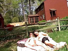Amateur couple fucks at the ranch