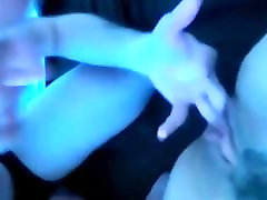 Licking and fingerig her hairy muff