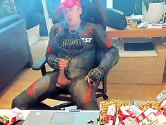 Fast cum on dainese jav teen sisters leather smoking Cumshot on leather