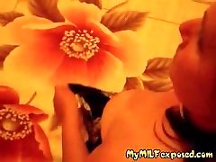 My MILF russian lesbian laura Amateur BBW wife in black stockings bj