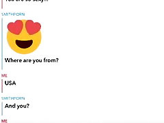 MY BOYFRIEND CHAT cum bag wife hd WITH MY SISTER ON SNAPCHAT