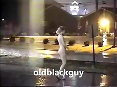 Oldblackguy And Gloria son fuck hin mom In The Rain Showe...