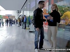 David & Violette Pure in Pick Up Trick With Cute Coed - CasualTeenSex