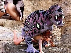 3D Girls Ruined by Scary alexi texas vs big dick Monsters!
