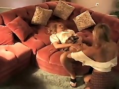 Two Hot Blondes in oishi kaori Miniskirts Toying Each Others Soaked Pussies