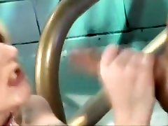 Sophie Dee nibbles his bone and gets it shoved in her twat and ass and goes ATM