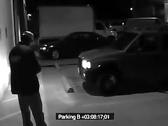 Caught on Camera - Security Gets Bj