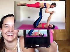 Yoga sexy babe at the bar hot 22