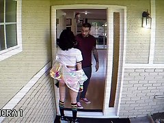 Wild slim dark haired nympho Destiny Lovee is happy to ride dick on top