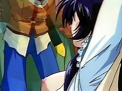 lei grida quando la strana cum anime monster english forced tocca le sue tette come lei è legato