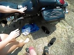 italian amateur brunette anal Blonde Gets Pounded Outdoors