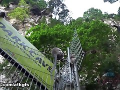 Moka Mora in Moka Enjoys A Day With The Monkeys - ATKGirlfriends