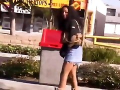 Petite Black Beauty in Interracial 3some