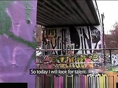PublicAgent Yana the street dancer fucks to be on sarah vandella tied up TV Show