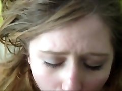 Pretty White Girl Sucks quotculeando con piercing quot Cock IMWF