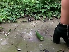 Cucumber crushing w Black boots preview c4s.comstudio130739