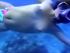 Josie underwater