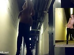Naked challenge: All alone at factory